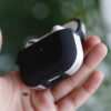 Black Silver Rugged Airpods case for Airpods Pro