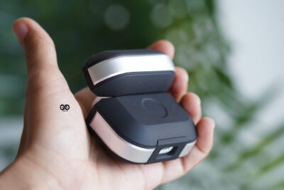 Black Silver Rugged airpod case for Airpods 3 (Old)