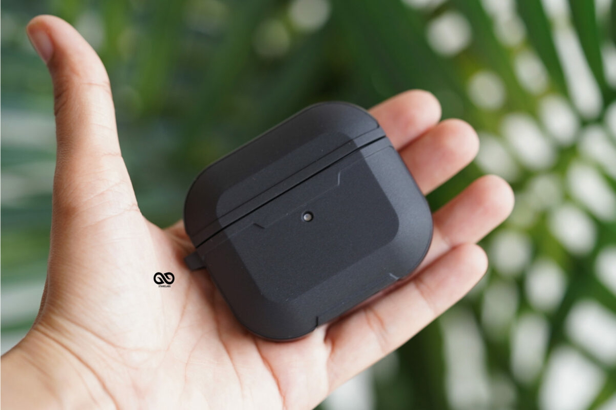 Black Black Rugged airpod case for Airpods 3 (Old)