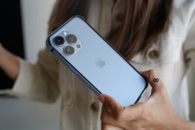 Sierra Blue Fiber Bumper for iPhone 13 Pro (Bumper, not a Case)