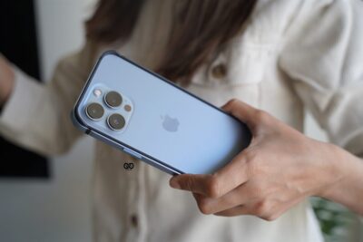 Sierra Blue Fiber Bumper for iPhone 13 Pro (Bumper, not a Case)