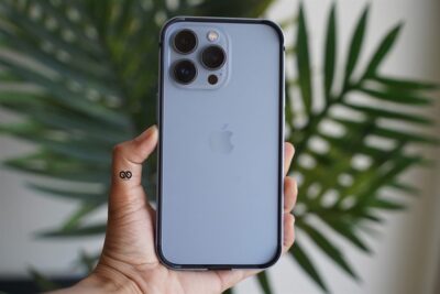 Sierra Blue Fiber Bumper for iPhone 13 Pro (Bumper, not a Case)