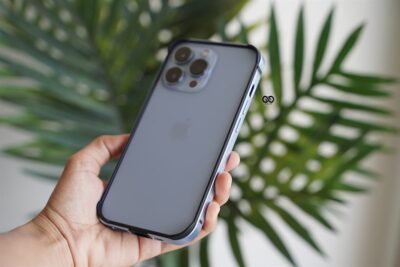 Sierra Blue Fiber Bumper for iPhone 13 Pro (Bumper, not a Case)