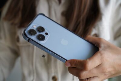 Sierra Blue Fiber Bumper for iPhone 13 Pro (Bumper, not a Case)