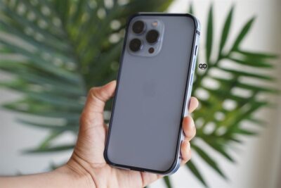 Sierra Blue Fiber Bumper for iPhone 13 Pro (Bumper, not a Case)