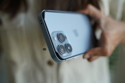 Sierra Blue Fiber Bumper for iPhone 13 Pro (Bumper, not a Case)