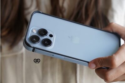 Sierra Blue Fiber Bumper for iPhone 13 Pro (Bumper, not a Case)