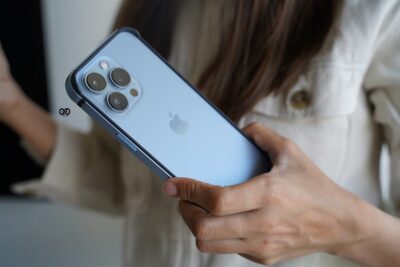 Sierra Blue Fiber Bumper for iPhone 13 Pro (Bumper, not a Case)