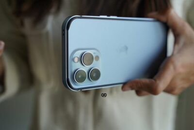 Sierra Blue Fiber Bumper for iPhone 13 Pro (Bumper, not a Case)