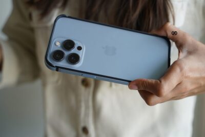 Sierra Blue Fiber Bumper for iPhone 13 Pro (Bumper, not a Case)