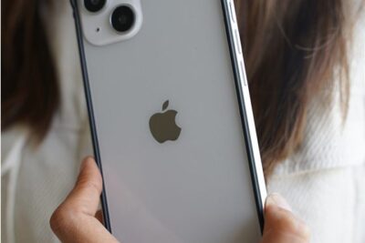 Silver Fiber Bumper for iPhone 14 (Bumper, not a Case)