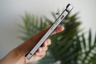 Silver Fiber Bumper for iPhone 14 (Bumper, not a Case)