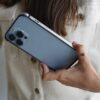 Silver Fiber Bumper for iPhone 13 Pro (Bumper, not a Case)