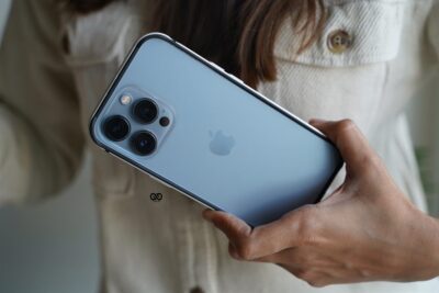 Silver Fiber Bumper for iPhone 13 Pro (Bumper, not a Case)