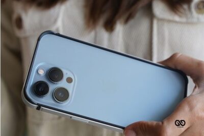 Silver Fiber Bumper for iPhone 13 Pro (Bumper, not a Case)