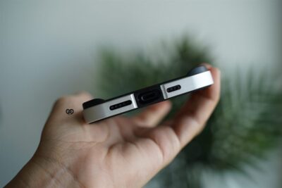 Silver Fiber Bumper for iPhone 13 Pro (Bumper, not a Case)