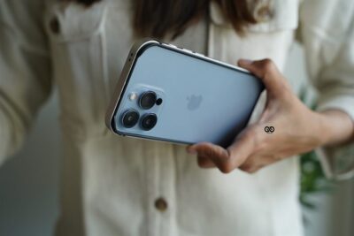 Silver Fiber Bumper for iPhone 13 Pro (Bumper, not a Case)