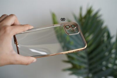 Slim Soft Transparent Case with Camera Lens for iPhone 12