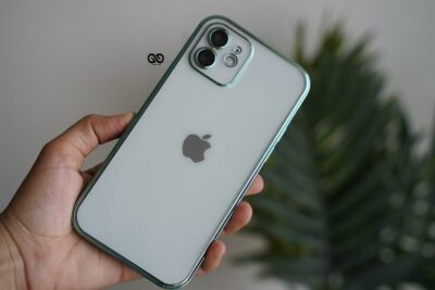 Slim Soft Transparent Case with Camera Lens for iPhone 12