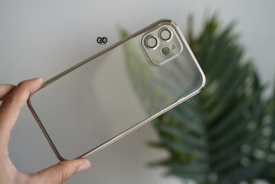 Slim Soft Transparent Case with Camera Lens for iPhone 12