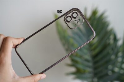 Slim Soft Transparent Case with Camera Lens for iPhone 12