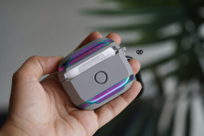 Rainbow Grey Shockproof airpods case for Airpods 3 (Old)