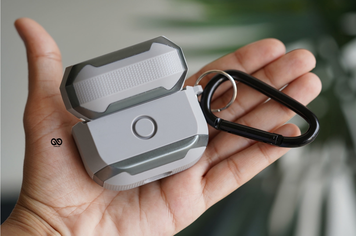 Grey Shockproof airpods case for Airpods 3 (Old) 6 Grey Shockproof airpods case for Airpods 3 (Old) - Image 6