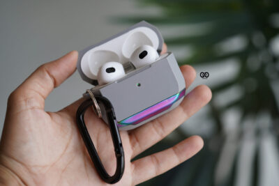 Rainbow Grey Shockproof airpods case for Airpods 3 (Old)