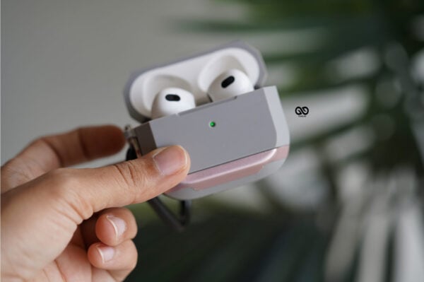 Rose Gold Grey Shockproof airpods case for Airpods 3