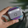 Rainbow Grey Shockproof airpods case for Airpods 3 (Old)