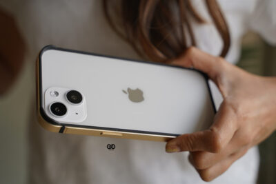 Copper Gold Fiber Bumper for iPhone 13 (Bumper, not a Case) 14 Copper Gold Fiber Bumper for iPhone 13 (Bumper, not a Case)