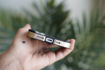 Copper Gold Fiber Bumper for iPhone 13 (Bumper, not a Case) 16 Copper Gold Fiber Bumper for iPhone 13 (Bumper, not a Case)