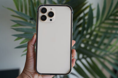 Copper Gold Fiber Bumper for iPhone 13 Pro (Bumper, not a Case)