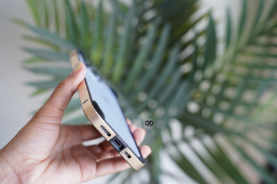 Copper Gold Fiber Bumper for iPhone 13 Pro (Bumper, not a Case)