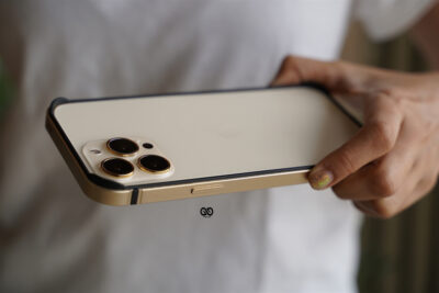 Copper Gold Fiber Bumper for iPhone 13 Pro (Bumper, not a Case)