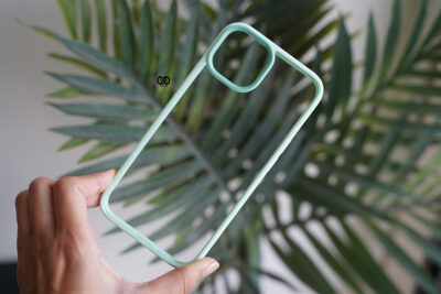 Aqua Green Drop Proof Transparent Sleek Case For iPhone 13 Mini 17 Aqua Green Drop Proof Transparent Sleek Case For iPhone 13 Mini - Image 2