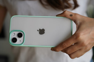 Aqua Green Drop Proof Transparent Sleek Case For iPhone 13 Mini 22 Aqua Green Drop Proof Transparent Sleek Case For iPhone 13 Mini - Image 7