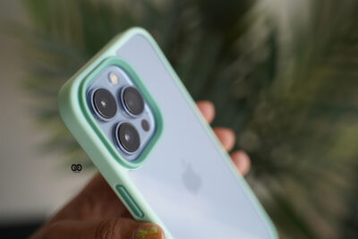 Aqua Green Drop Proof Transparent Sleek Case For iPhone 13 Pro Max