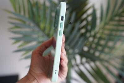 Aqua Green Drop Proof Transparent Sleek Case For iPhone 13 Pro Max