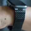 Carbon Fiber Textured Strap for Apple Watch 42MM 41MM 40MM Series 4 5 6 7 8 9 10 11 SE SE 2 Gen