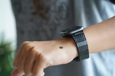 Carbon Fiber Textured Strap for Apple Watch 42MM 41MM 40MM Series 4 5 6 7 8 9 10 11 SE SE 2 Gen