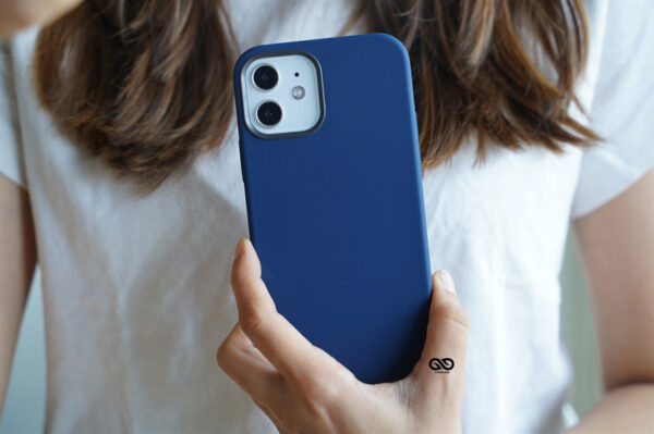 Deep Navy Genuine Silicone Case For iPhone 12 Mini