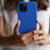 Ocean Blue Genuine Silicone Case For iPhone 12 Pro Max