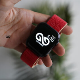 Sweet Red Sports Loop for Apple Watch 44MM 45MM Series 4 5 6 7 8 9 SE SE 2 Gen