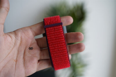 Sweet Red Sports Loop for Apple Watch 44MM 45MM Series 4 5 6 7 8 9 SE SE 2 Gen