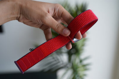 Sweet Red Sports Loop for Apple Watch 44MM 45MM Series 4 5 6 7 8 9 SE SE 2 Gen
