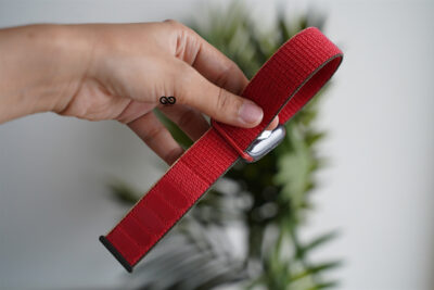 Sweet Red Sports Loop for Apple Watch 44MM 45MM Series 4 5 6 7 8 9 SE SE 2 Gen