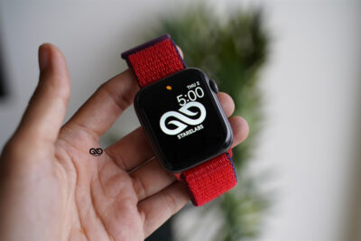Sweet Red Sports Loop for Apple Watch 44MM 45MM Series 4 5 6 7 8 9 SE SE 2 Gen