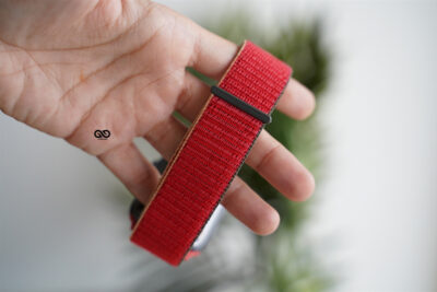 Sweet Red Sports Loop for Apple Watch 44MM 45MM Series 4 5 6 7 8 9 SE SE 2 Gen