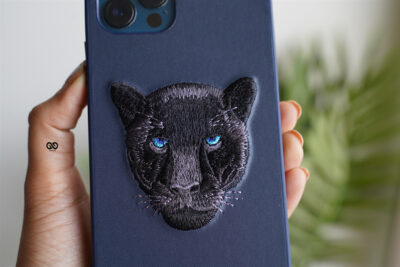 Black Panther Leather Case - Blue For iPhone 12 Pro Max